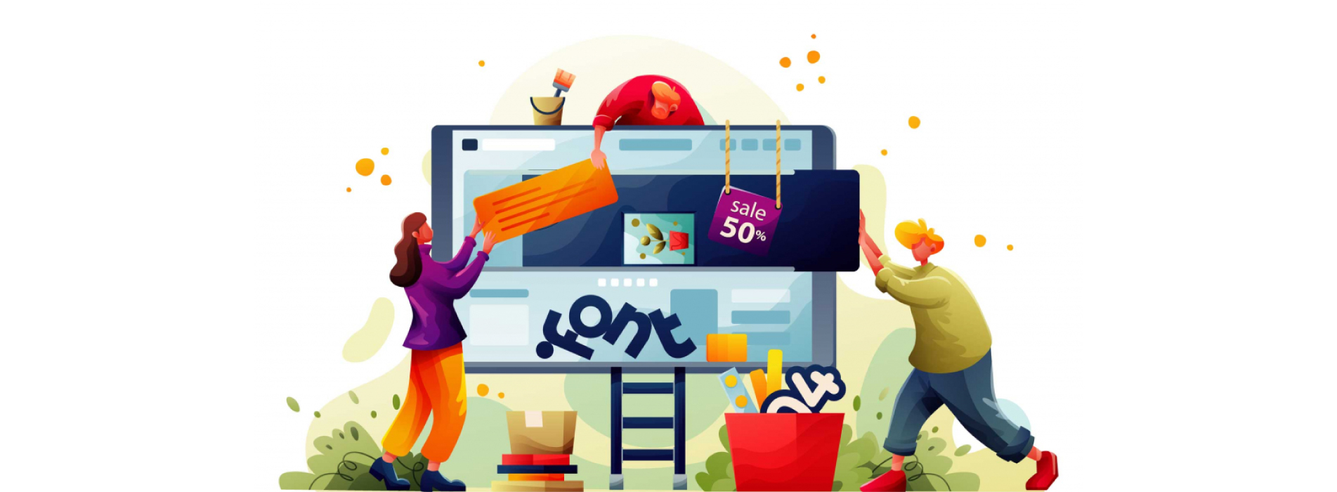 Illustration Website Banner